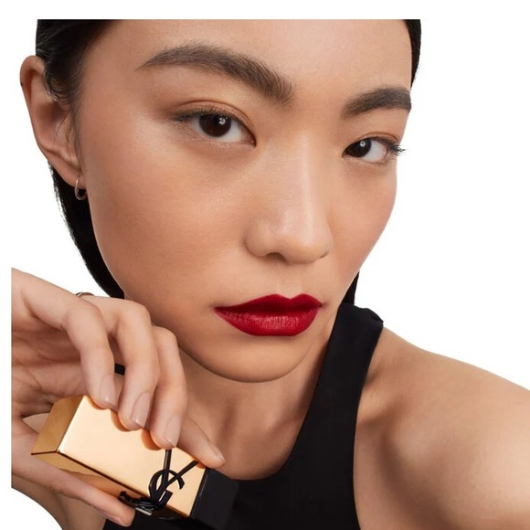 YSL rouge our couture satin lipstick. Red Muse - Picture 8 of 13